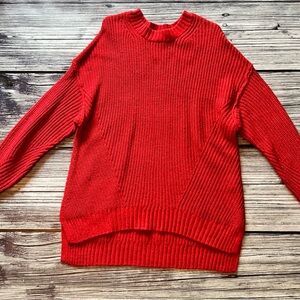 American Eagle Cable Knit High Low Sweater